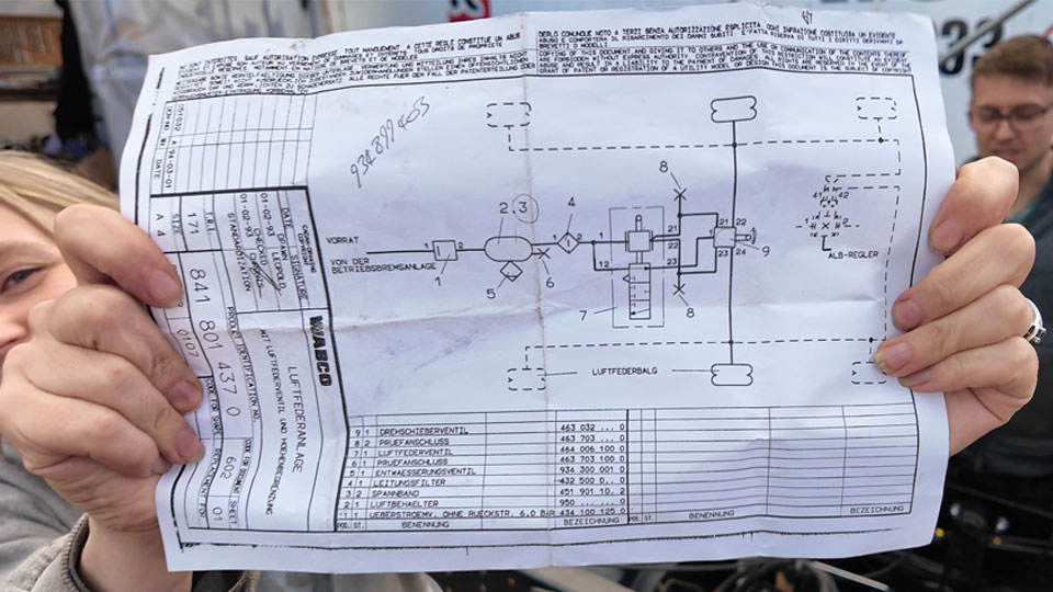 WABCO trailer air suspension diagram