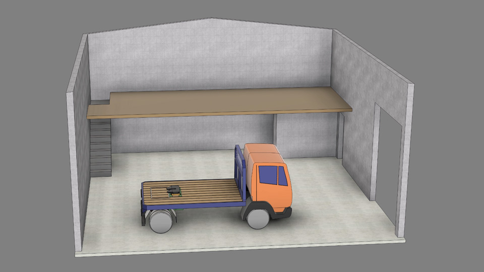 a CAD drawing of our future mezzanine