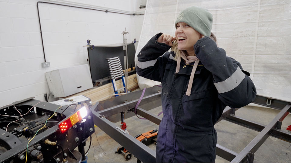 Testing Reverse Lights and Buzzer