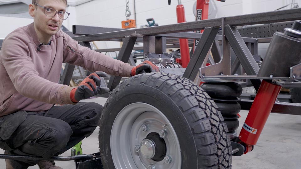 Independent suspension travel